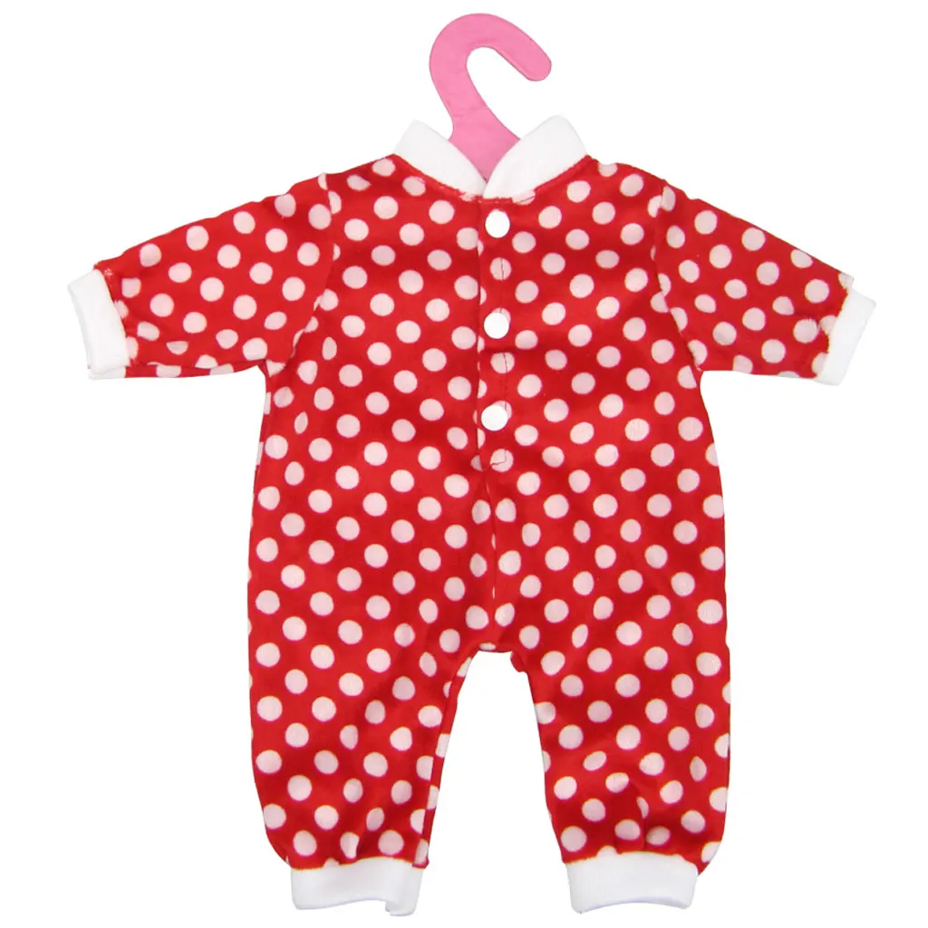 

Polka Dot Jumpsuit Playsuit Outfit Clothes for 18 Inch American Doll Doll