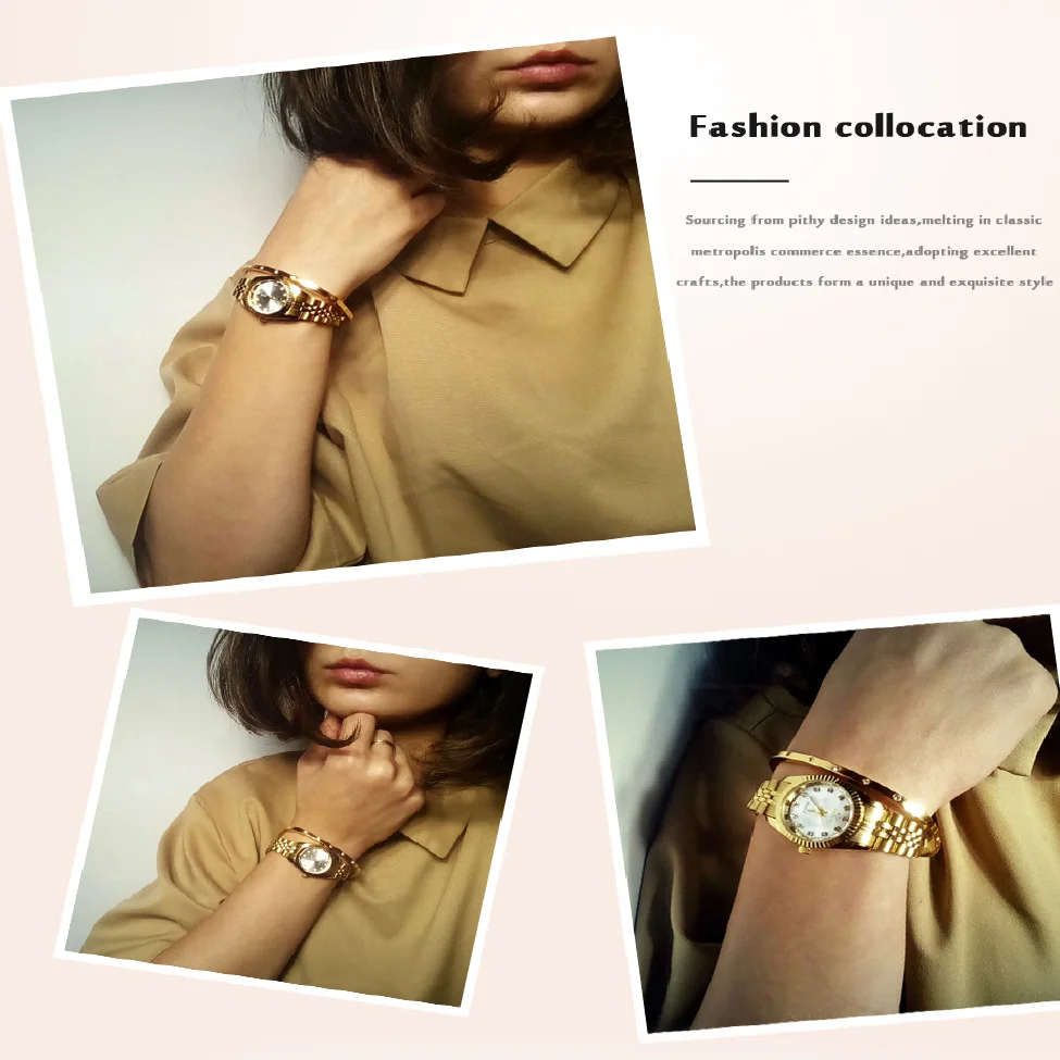 CHENXI Women Golden & Silver Classic Quartz Watch Female Elegant Clock Luxury Gift Watches Ladies Waterproof Wristwatch enlarge