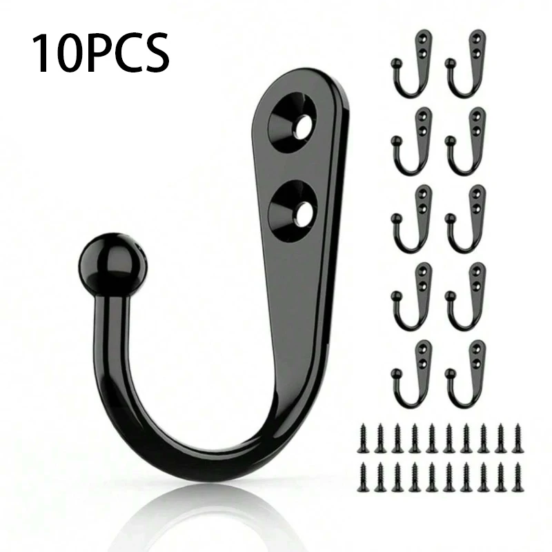 

Винтажные металлические крючки, набор из 10 штук