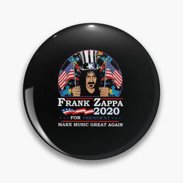 Фрэнк Заппа 2020 для президента Make Musi мягкая пуговица булавка на воротник одежда