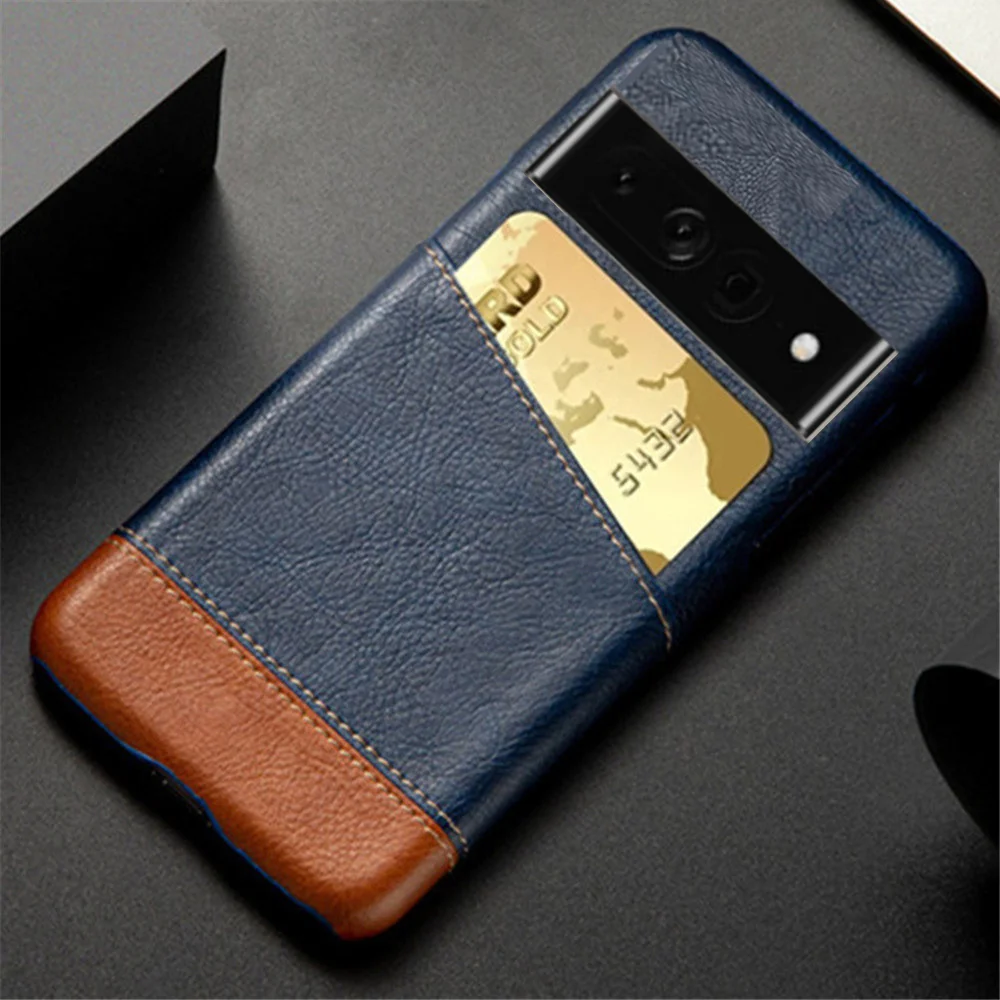 

For Google Pixel 7 Pro Case Retro PU Leather Card Slots Case Cover Googe Pixel7 7Pro Pixel7Pro Funda Coque Capa