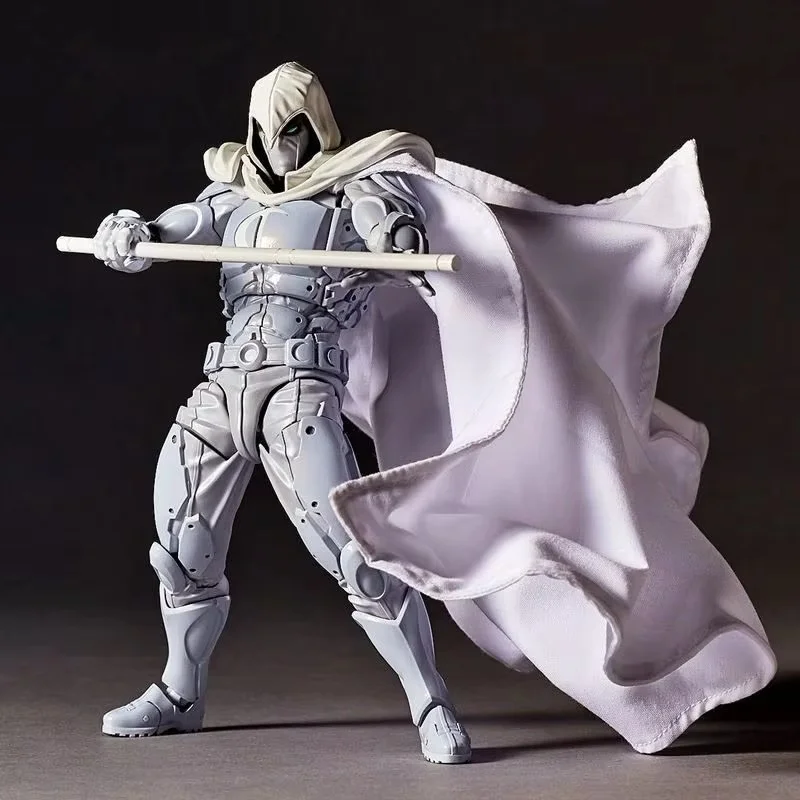 Фигурка Moon Knight Revoltech Amazing Yamaguchi Marc Spector 16 см Коллекция Орнамент Модель Игрушки