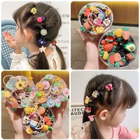 3040pcs cartoon fruit small rubber band girl childlike girl head head rope korean simple high elastic hair ring