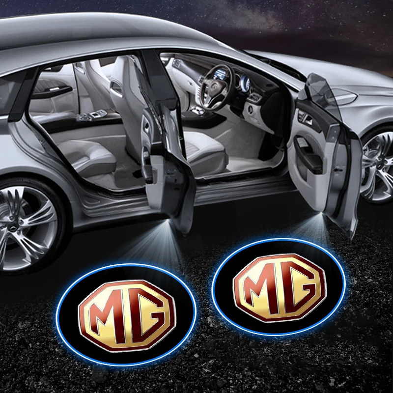 

Car Welcome Light Led Door Light Projector Logo Wireless Night Lamp for MG MORRIS GARAGE 3 5 6 7 TF GT ZR SUV GS Gundam 350 Part