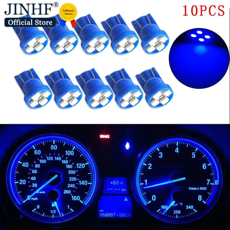 

10 шт. T10 led подсветка приборной панели автомобиля инструмент для автомобильной двери клиновидная лампа для чтения лампочка 12В cob для smd стайлинга автомобиля белый красный
