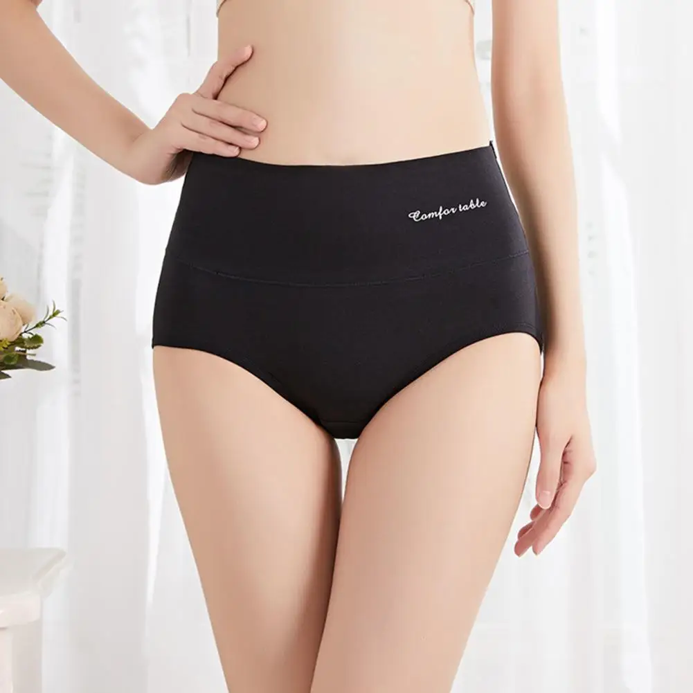 

Letter Print Women Briefs Excellent Elasticity Fabric High Waist Sexy Boyshort Women Underwear Panties