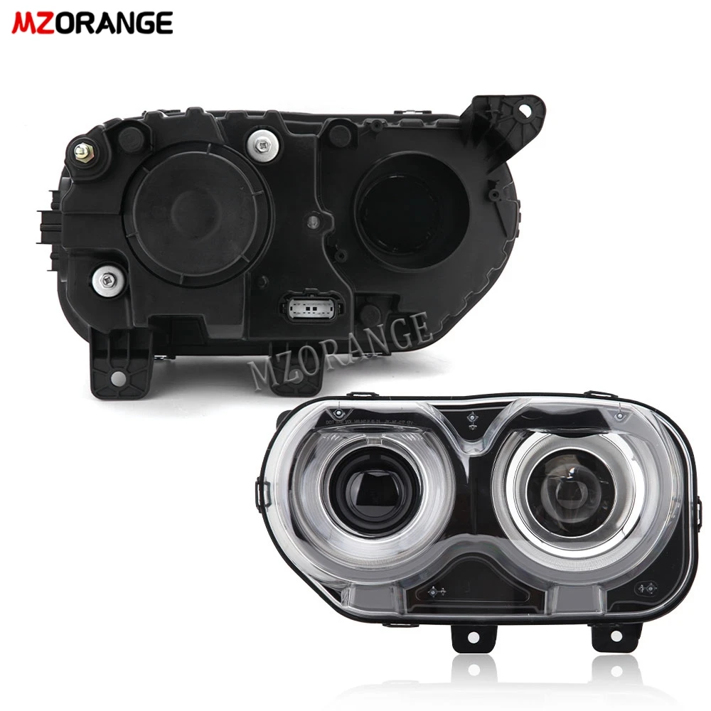 Светодиодные фары проектора для Dodge Challenger SE R/T 2015 2016 2017 2018 2019 2020-22 светодиодные с