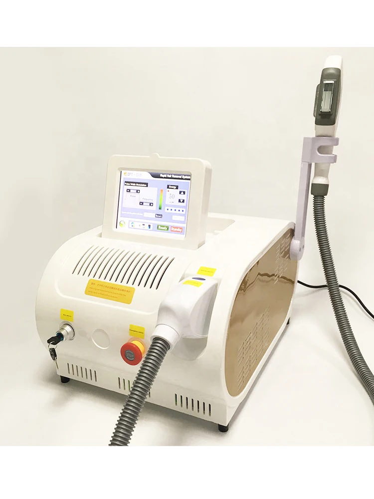 

IPL OPT SHR Laser Hair Removal Machine 480/530/590/640/690/750/808nm Diode Laser E-Light Permanent Painless Hair Removal Machine