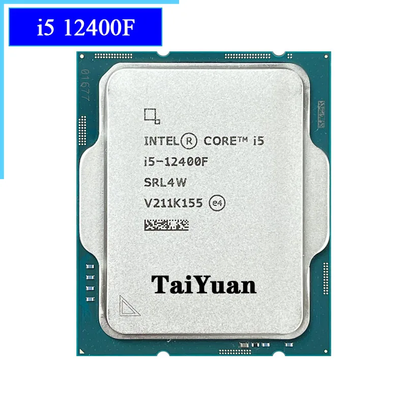 Процессор Intel Core i5-12400F i5 12400F 2 5 ГГц 6-ядерный 12-поточный ЦПУ 10 нм L3 = 18M 65 Вт LGA 1700 новый