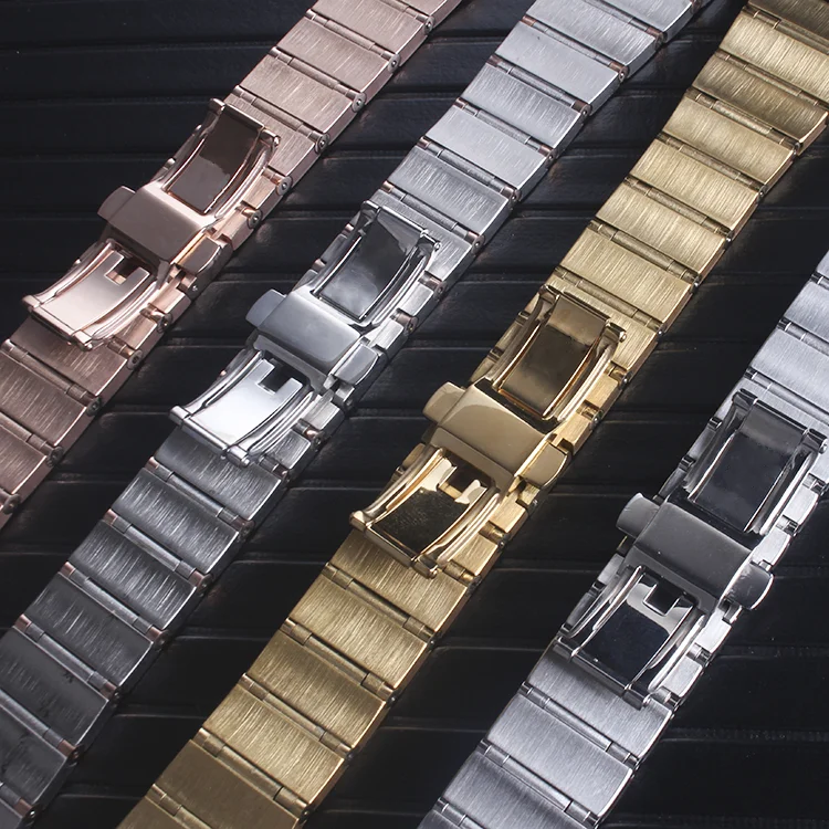 316L Solid Stainless Steel For Fit Omega Constellation 23mm 25mm 18mm Bracelet Strap Band