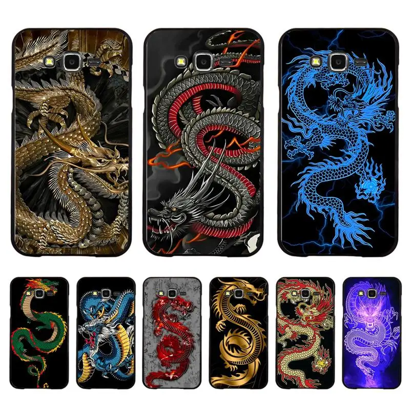 

Fashion Chinese Vintage Dragon Phone Case for Redmi 8 9 9A for Samsung J5 J6 Note9 for Huawei NOVA3E Mate20lite cover