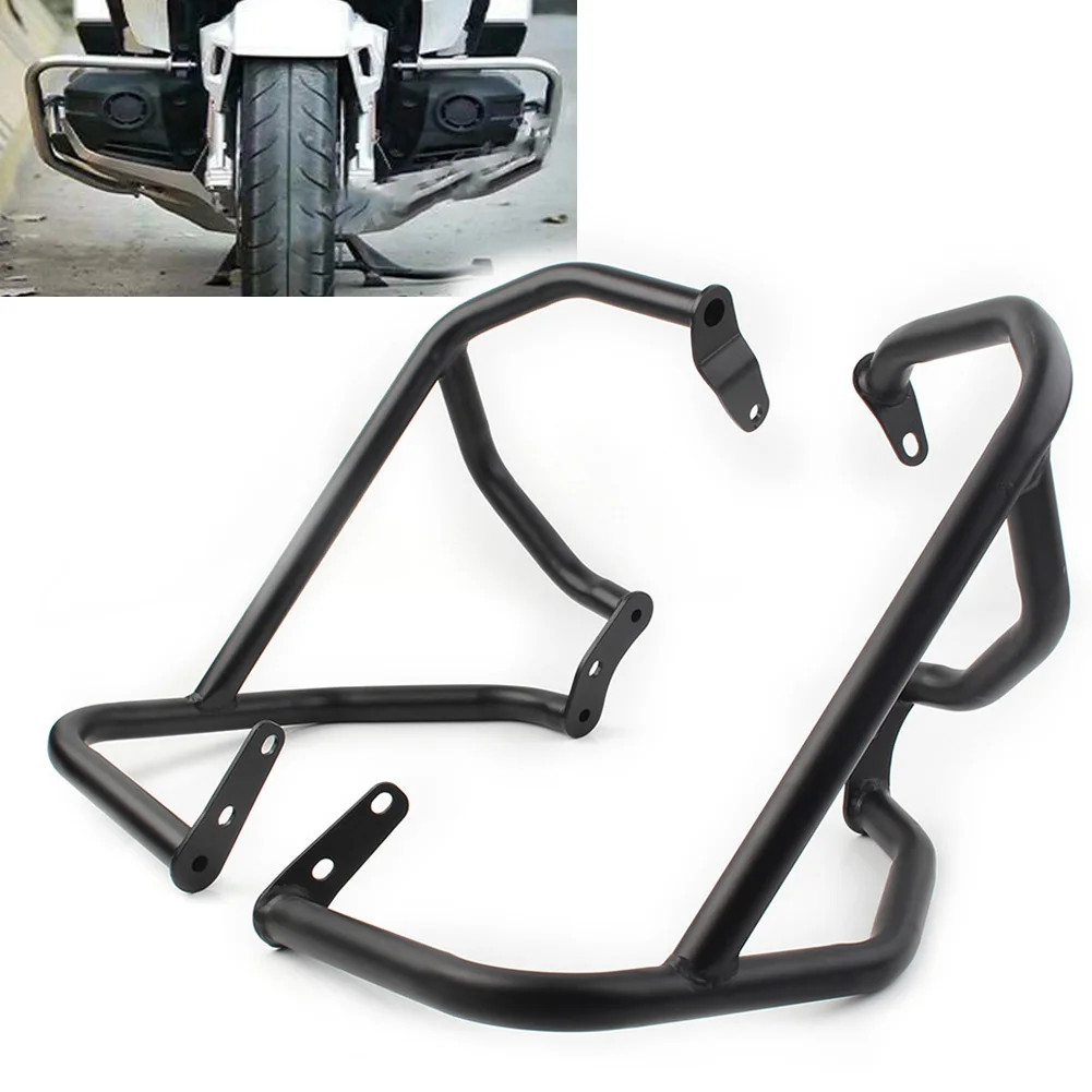 Хромированные/черные защитные ограждения двигателя мотоцикла дорожная защита