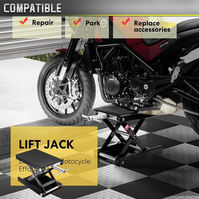 

Подъемный стол для мотоцикла, 1100 фунтов, тяжелая эксплуатация, металлический широкополосный подъемник для мотовездехода, ножничный подъемник, подъемный домкрат, Настольная ножка