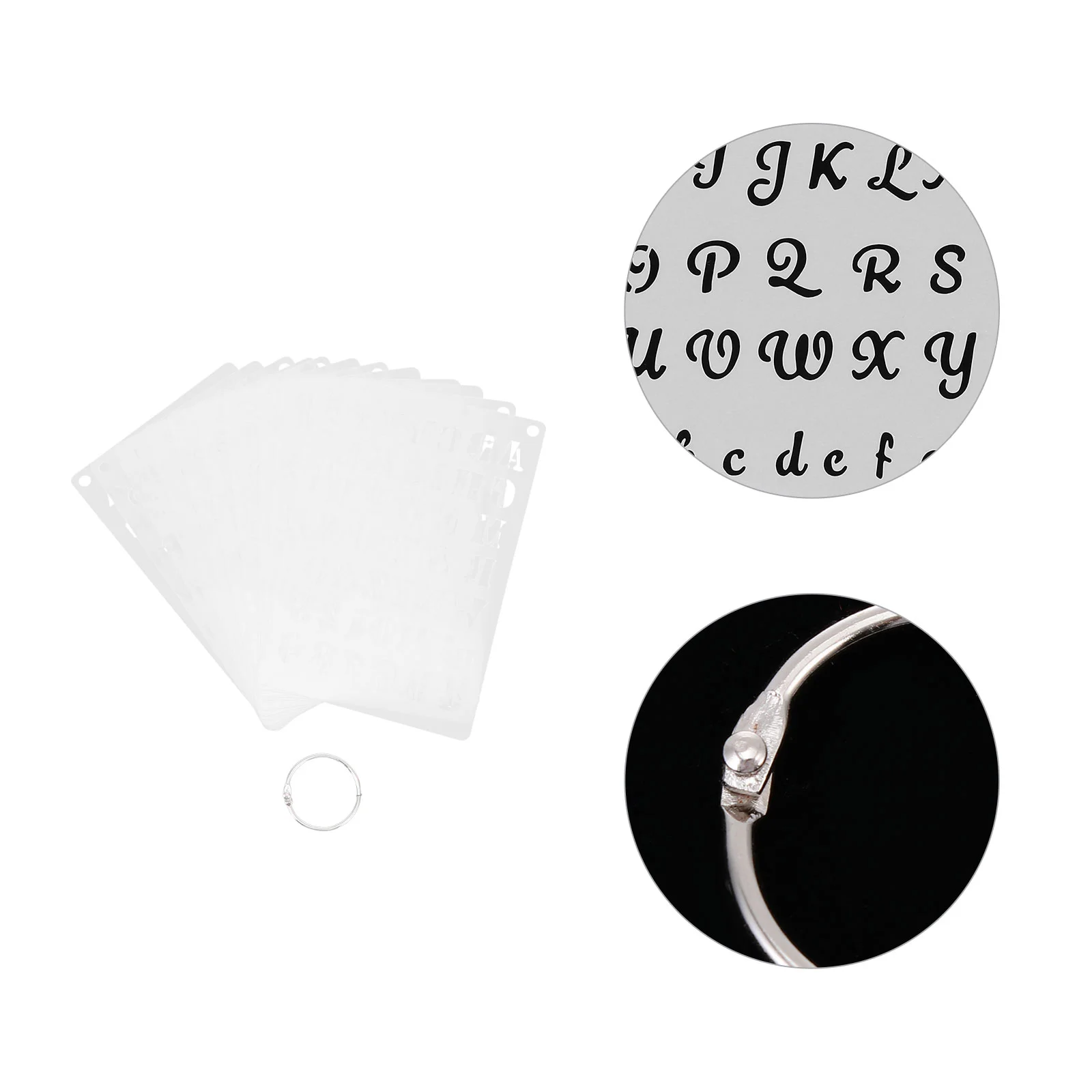 

12 Pcs Alphanumeric Template Letter Molds Drawing Painting Template Manual Painting Stencils The Pet Plastic Drawing Stencils