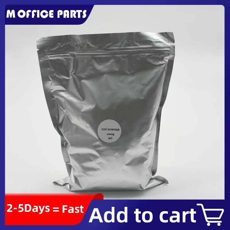 Порошок DTF 1000 г/35 3 унции белый термоплавкий клей для цифровой передачи