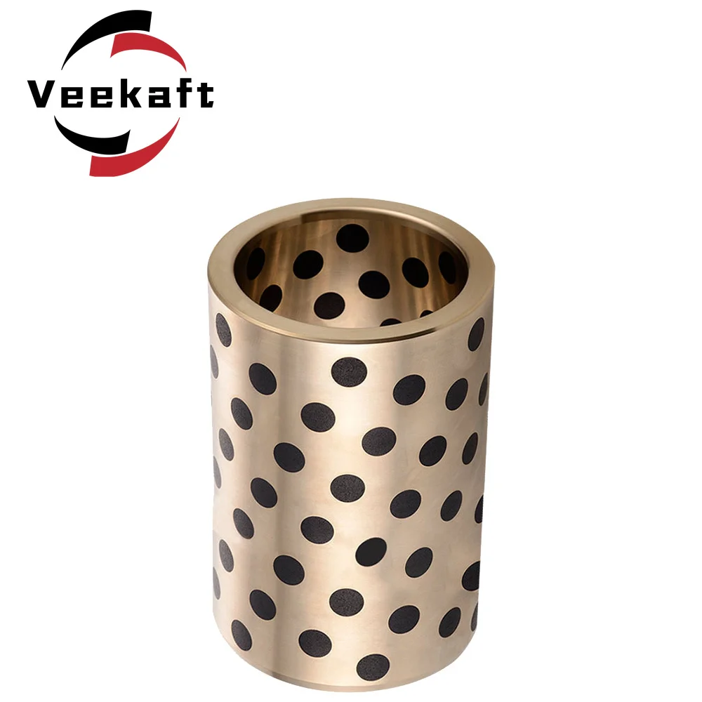 

2pcs LM6L,LM8L Long Graphite copper sleeve linear bearing,Solid lubrication,Oil-free bushings
