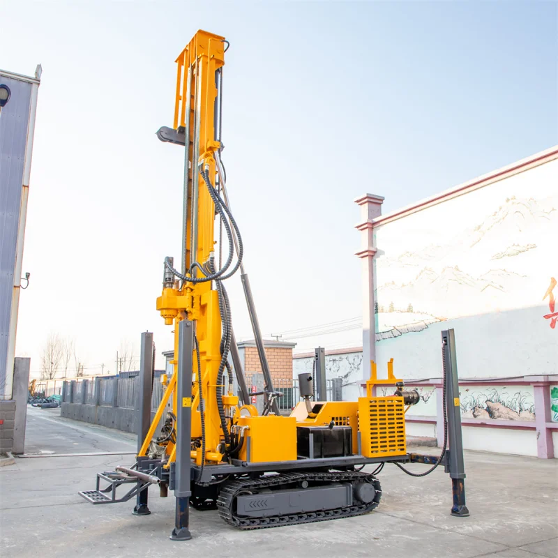 Гусеничная буровая установка для взрывных отверстий YG мобильная водная