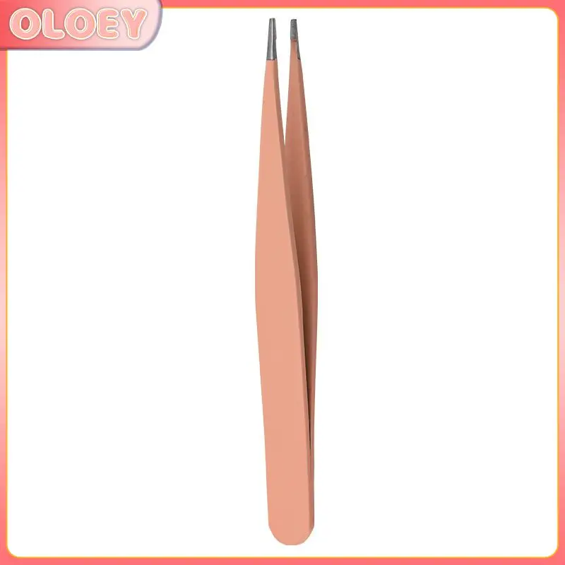 

Professional Stainless Steel Eyebrow Tweezers Eye Brow Clips Removal Eyelash Curler For Brows Eye Lash Extensions Makeup Tools