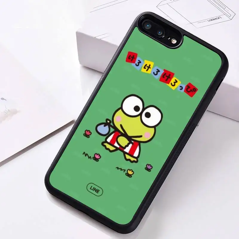 Резиновый чехол для телефона KEROKERO KEROPPI iphone 12 11 Pro Max Mini XS 8 7 6 6S Plus X 5S SE 2020 XR