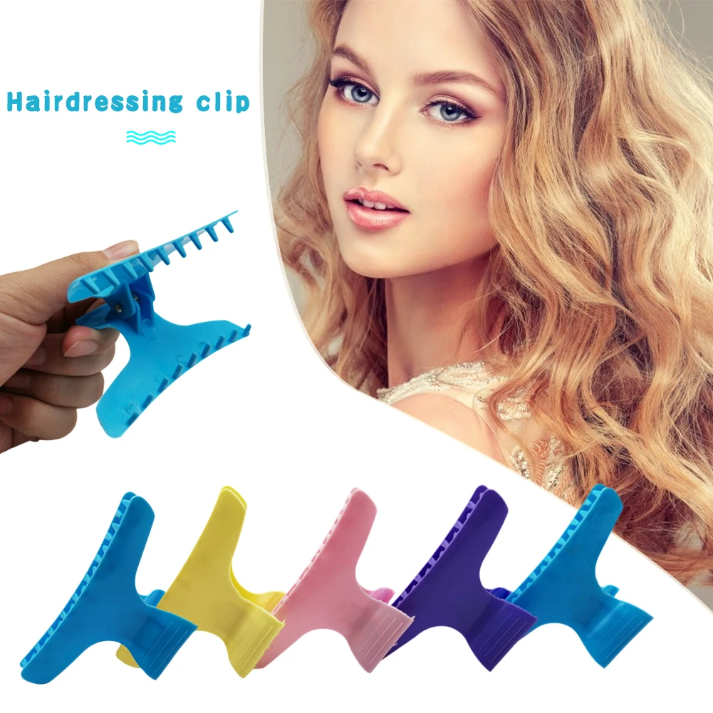 

Заколки-бабочки 12 шт./компл., зажимы для волос, Профессиональный парикмахерский головной убор, парикмахерские инструменты для укладки