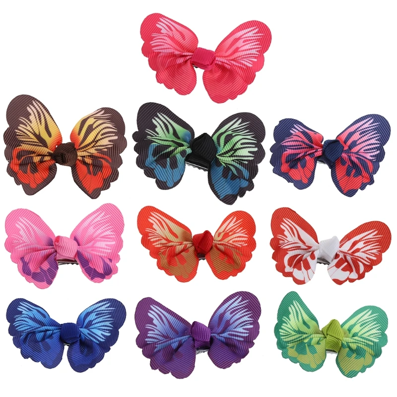 

10Pcs Hair Pins Hair Clips Barrettes Fashion Hair Accessories Hair Snap Clips for Infant Newborn Pet Dog