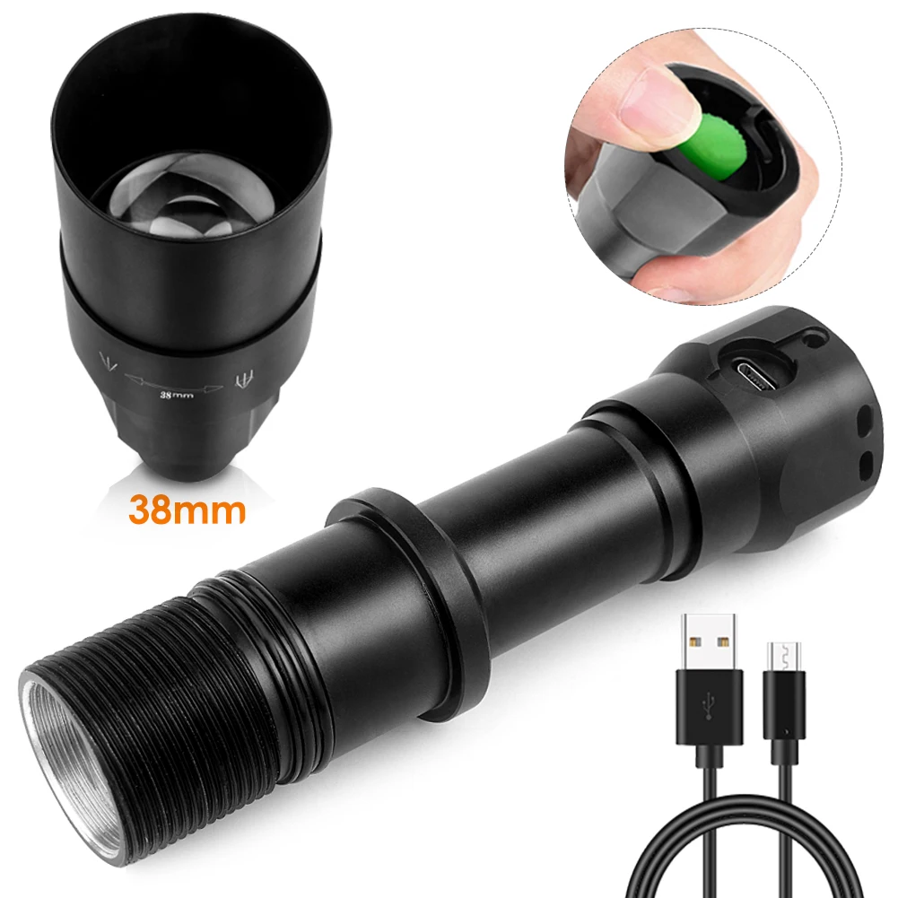 Hot sale UniqueFire 1605 3 Modes IR 850nm LED Flashlight T38 Night Vision Lantern Tactical Hunting Torch Zoomable for Camping