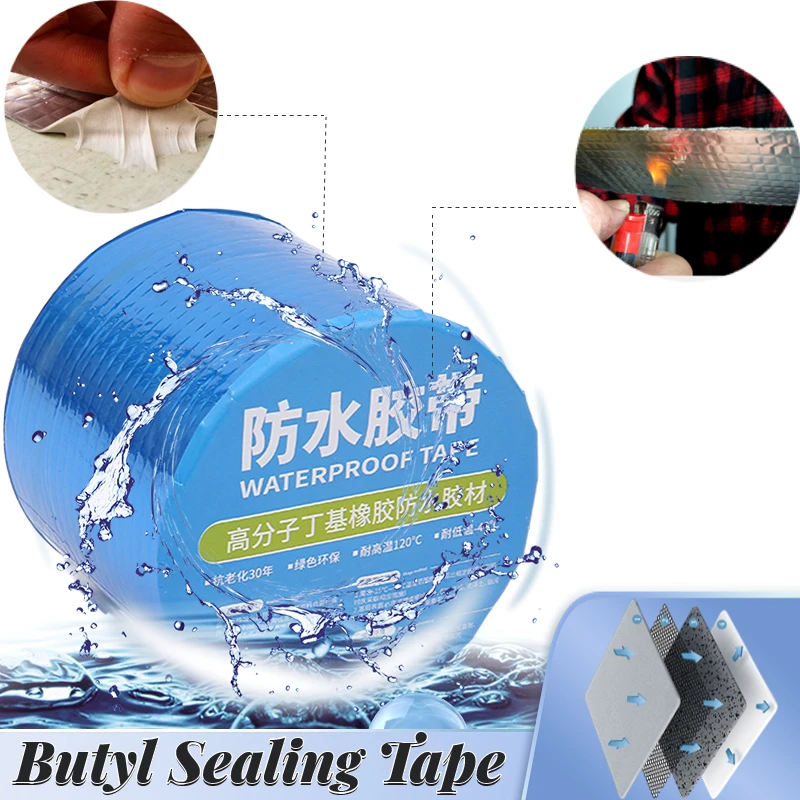 

5m Waterproof Fireproof Tape Stop Leaks Seal Repair Garden Hose Water Bonding Tube Pipe Insulating Duct Fix Tape Home-Appliance