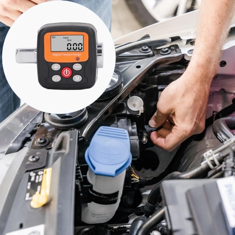 Профессиональный измеритель крутящего момента цифровой адаптер с ЖК-дисплеем