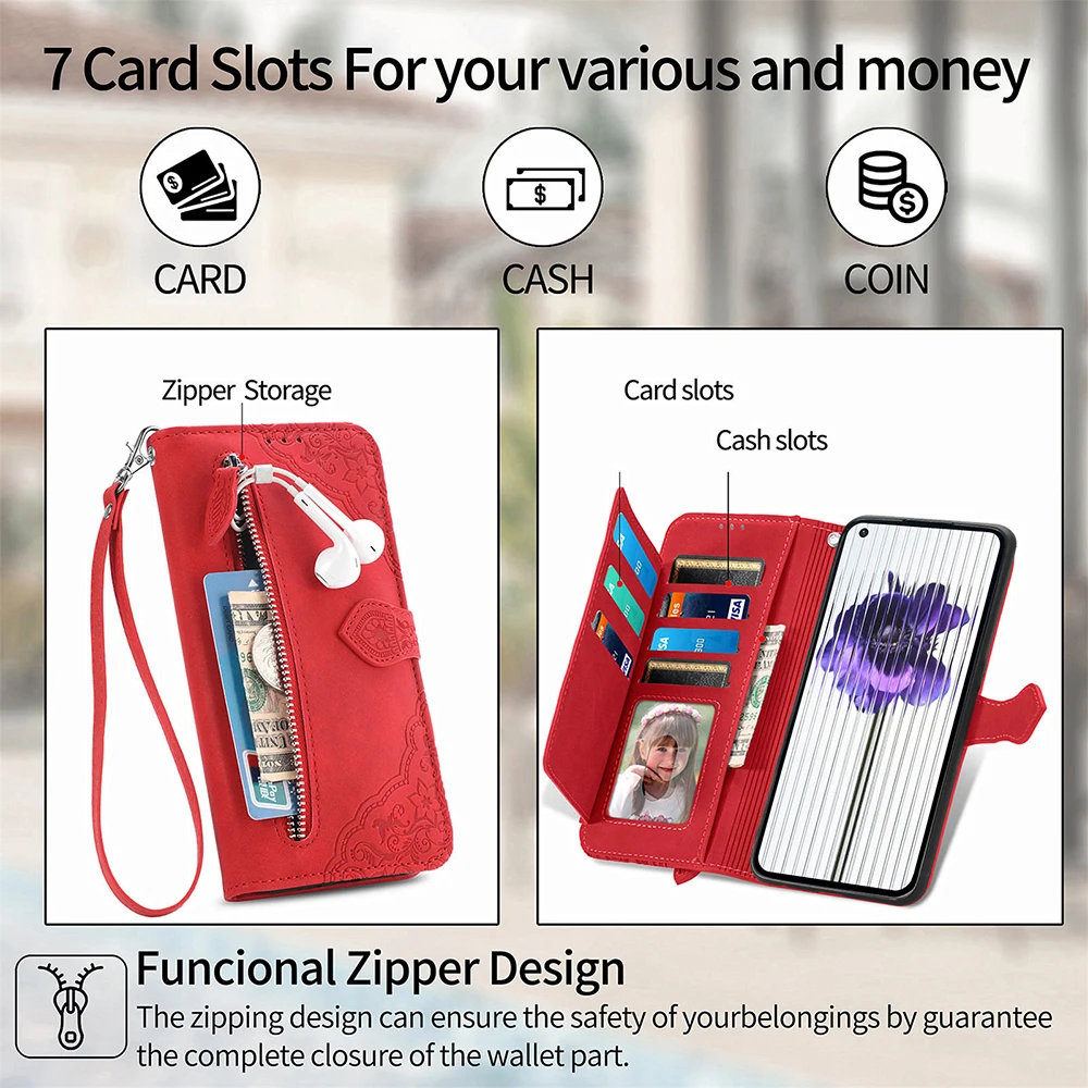 Кожаный флип-чехол на молнии для Xiaomi 12 Lite 11 Ultra 10S 11T Pro 10T Mi POCO X4 M4 F4 F3 X3 GT C31 C40 Doka |