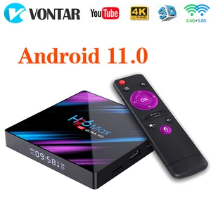ТВ-приставка VONTAR H96 MAX, 4 + 3264 ГБ, Wi-Fi, 2 + 16 Гб Android 10 TVBOX Set top box Media player