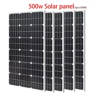 glassaluminum frame 100w or 500w 5100w solar panel photovoltaic for rvstrailerscampersyachtsboatsstreet lights charge