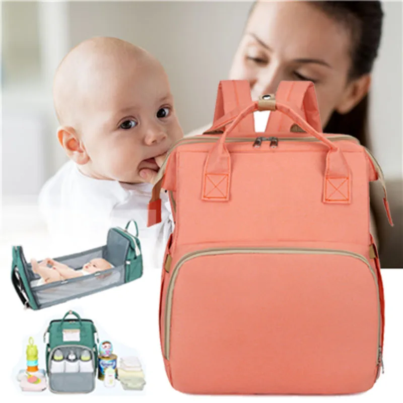 

Fashion Mummy Maternity Nappy Bag Large Capacity Nappy Bag Travel Backpack Nursing Bag for Baby Care Women's Fashion Bag