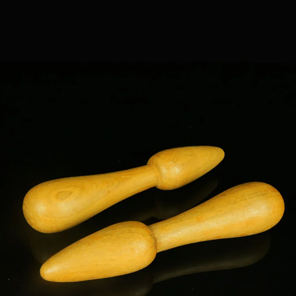 2 шт. акупунктурные палочки полезный массажный реквизит ручка деревянные простые