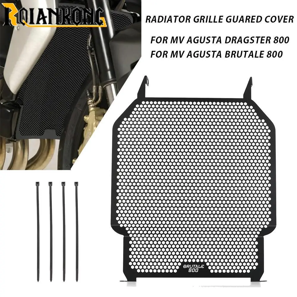 

For MV Agusta Brutale 800 RC Rosso RR Brutale 800RC 800Rosso 800RR Motorcycle Radiator Grille Guard 2016-2023 2022 2021 2020