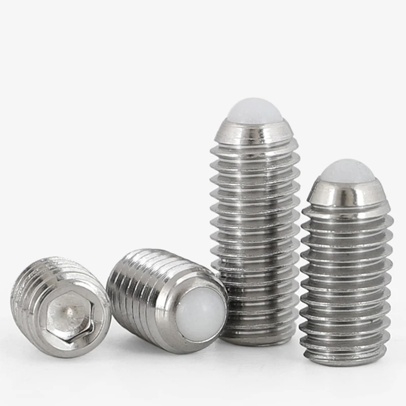 20 шт. винт M3/M4/M5/M6/M8 с шестигранной головкой и набор плунжеров шариком нейлоновым