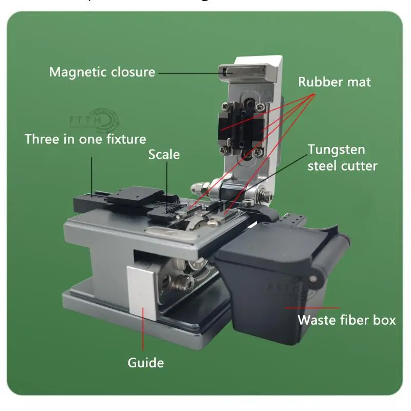 Нож для резки оптического волокна FTTH Высокоточный режущий инструмент нож кабеля