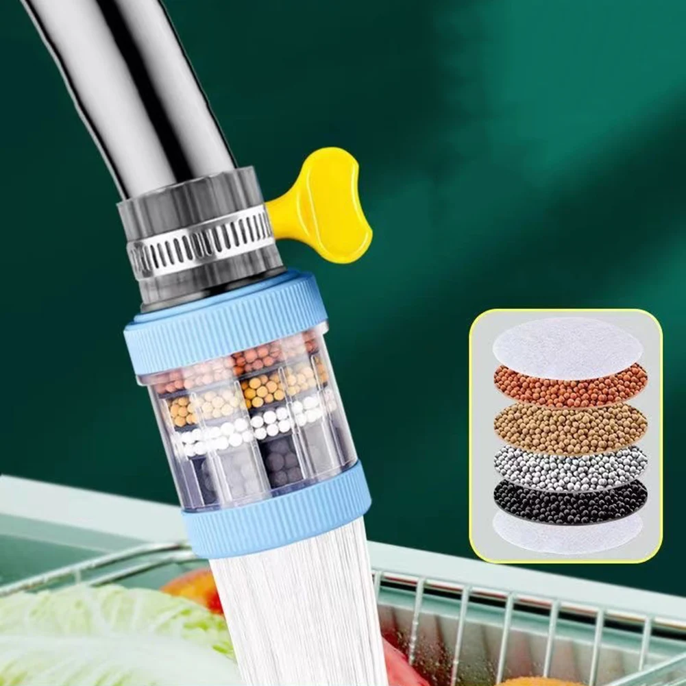 

6-layers Faucet Water Filter Tap Purifier Stone Coconut Charcoal Faucet Nozzle Kitchen Mixer Aerator Bathroom Accesories
