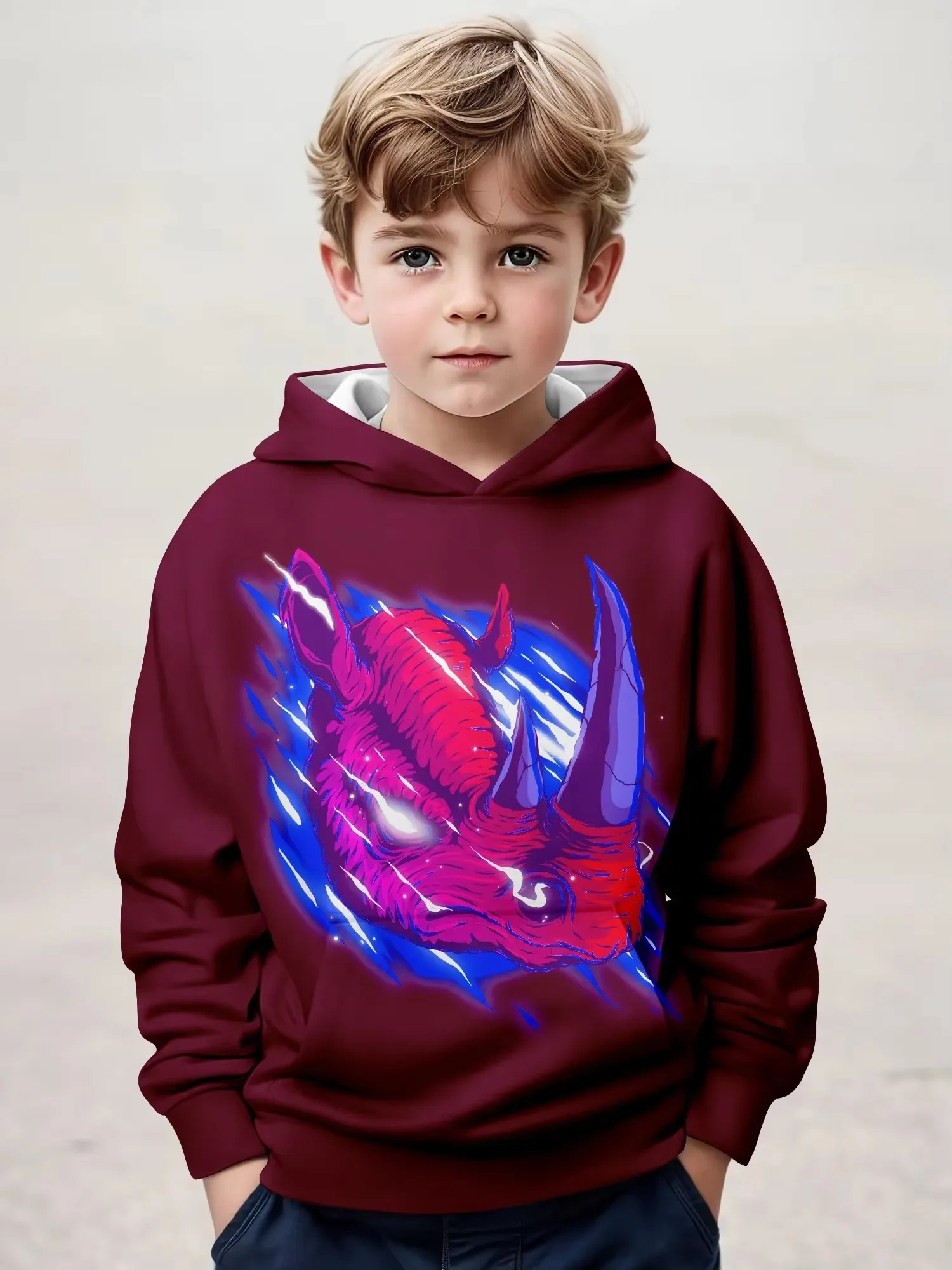 Y2k Хэллоуин Забавный элемент Толстовка Топ с длинным рукавом 3D цифровой печати