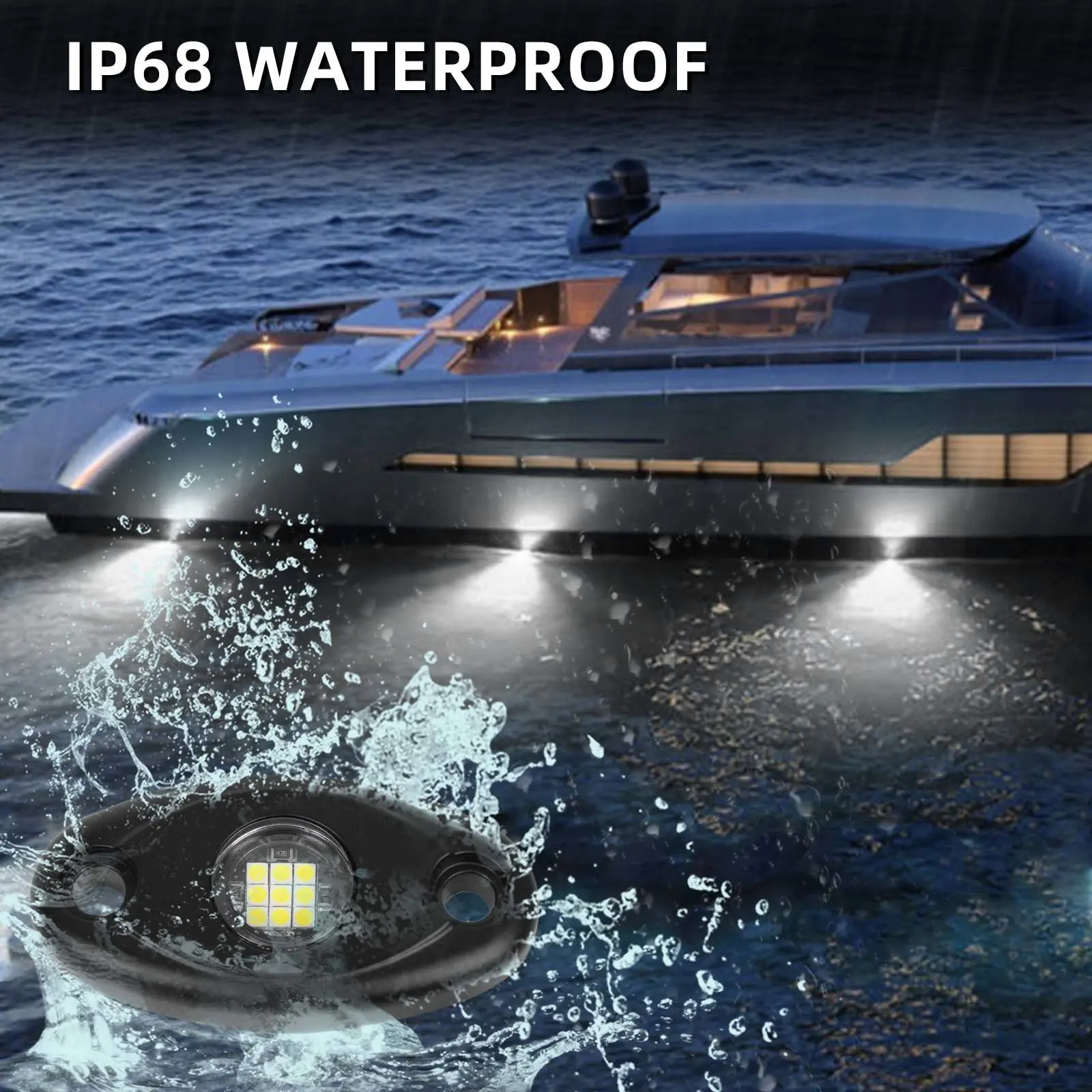 4-х Предметный 9-дюймовый Яркий Набор Автомобильных Атмосферных Ламп Для