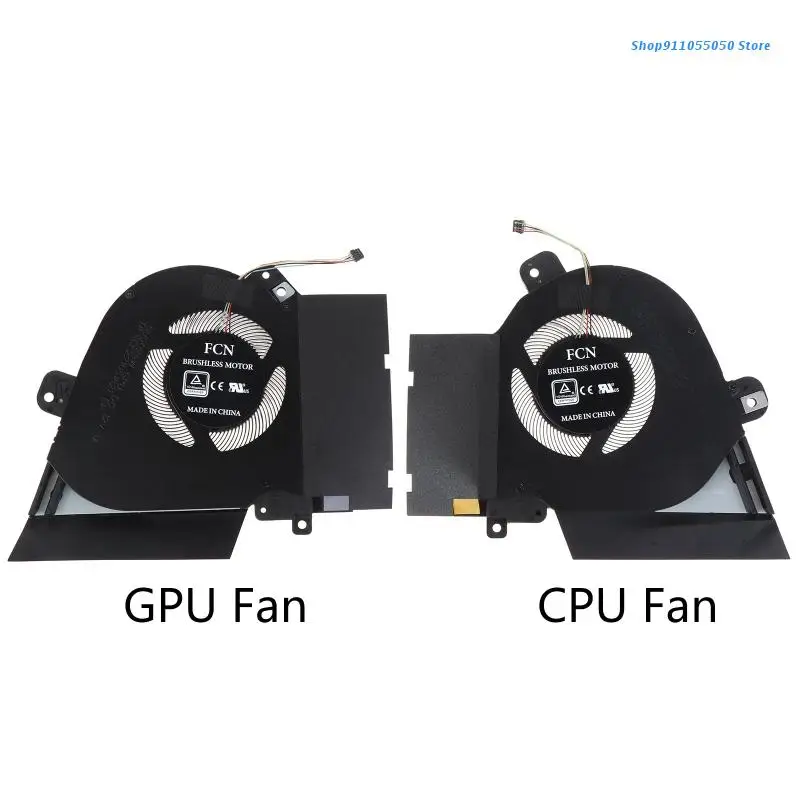 

C5AB CPU GPU Fan Laptop Cooling Fan DC 12V 1A 4-pin 4-wires Notebook Heatsink for ASUS ROG Zephyrus S GX502 LWS GX502GW