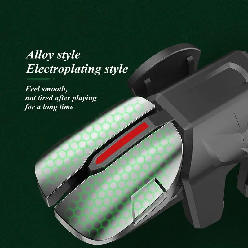 mobile phone gaming trigger g21 for pubg game controller gamepad joystick aim shooting l1 r1 alloy key button for iphone android free global shipping