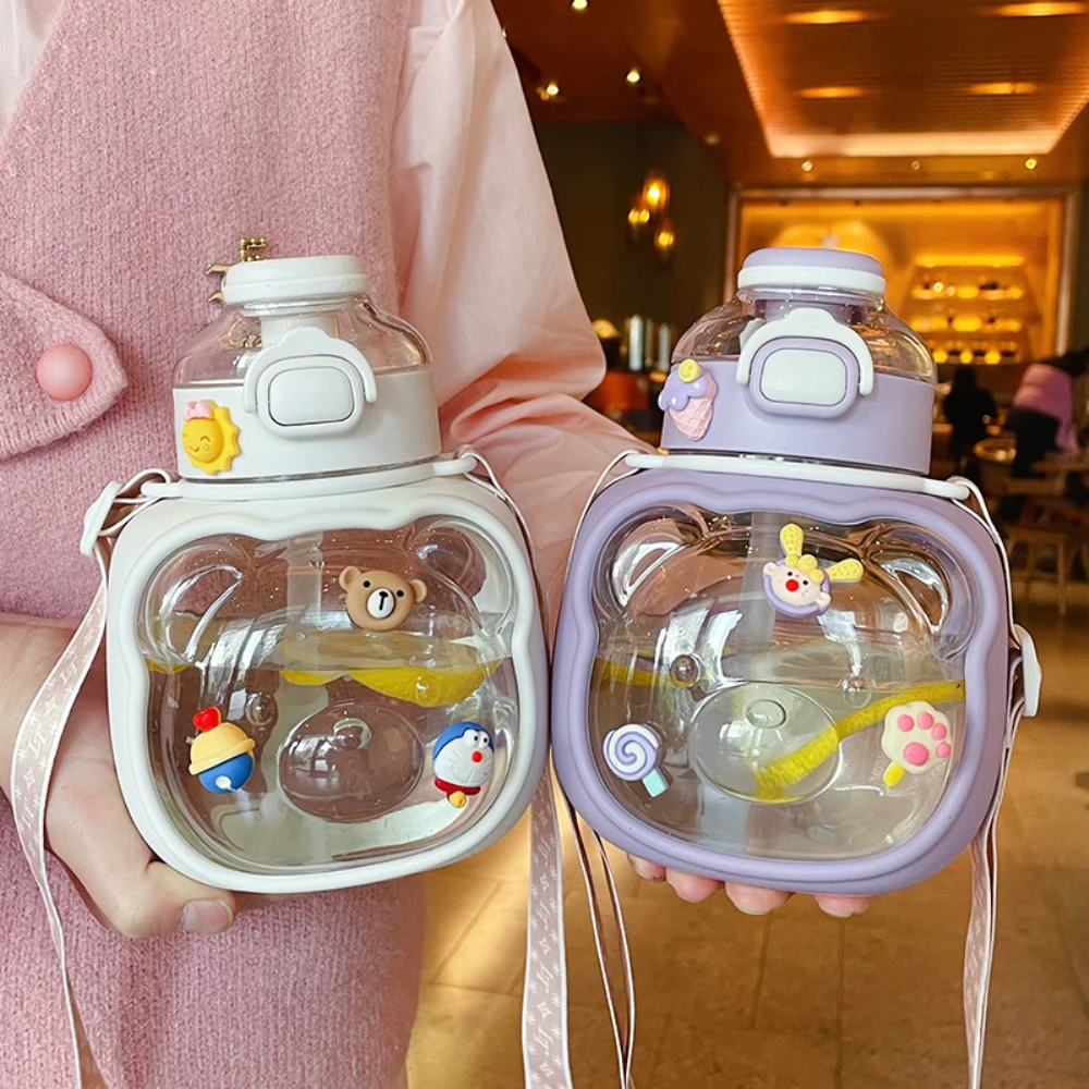 

Safe To Drink Water Leakage Prevention Design Water Bottle Cartoon Fashion Childrens Water Bottle 360° Seal Leakproof Cartoon