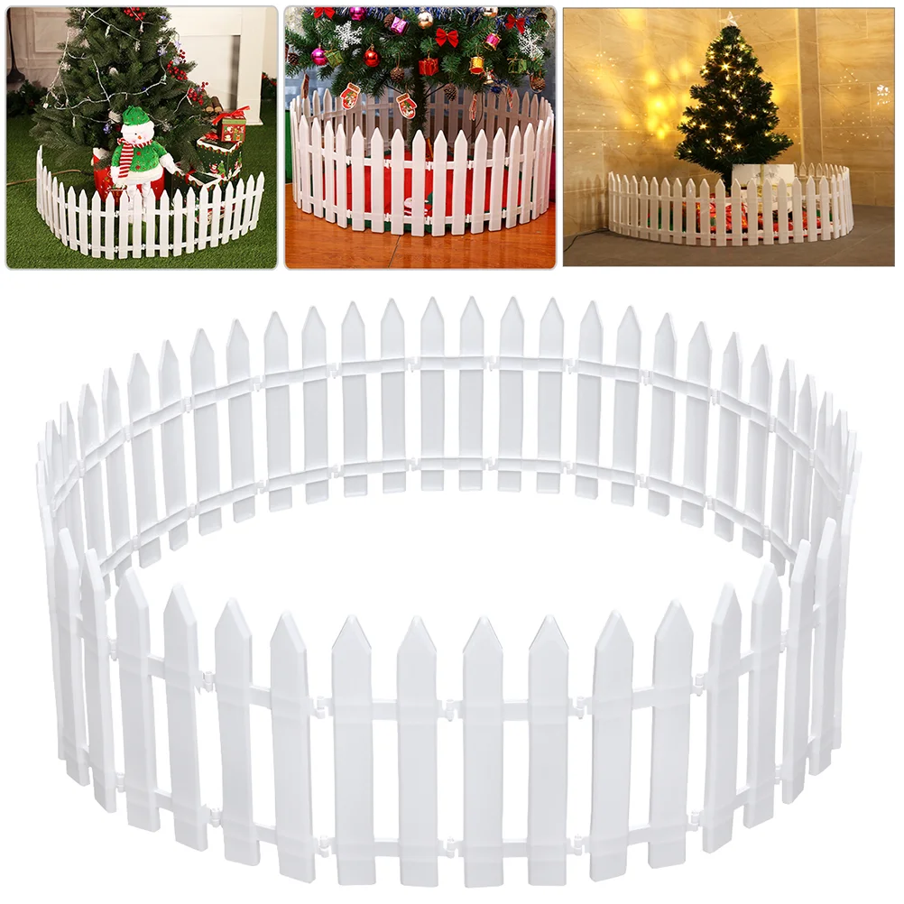 

Christmas Fence Picket Fence Small Landscape Fence Christmas Tree Fence Miniature Garden Fence