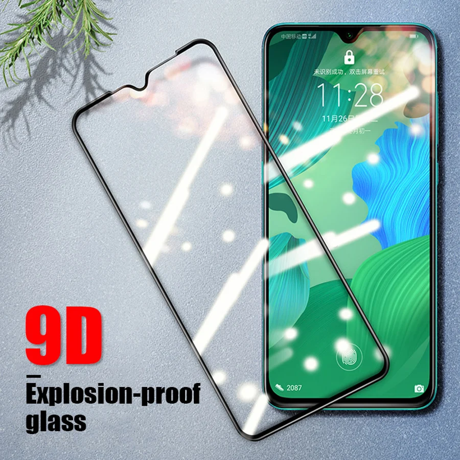 Стекло с полным покрытием для Huawei P30 Lite P40 P20 Pro P50 Защитная пленка экрана P Smart Z 2019 2020