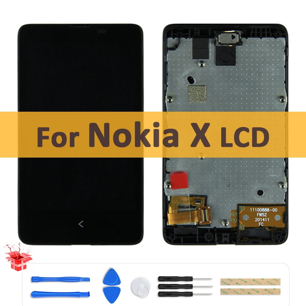 Оригинальный ЖК-дисплей 4 0 дюйма для Nokia X RM-980 с сенсорным экраном и дигитайзером в