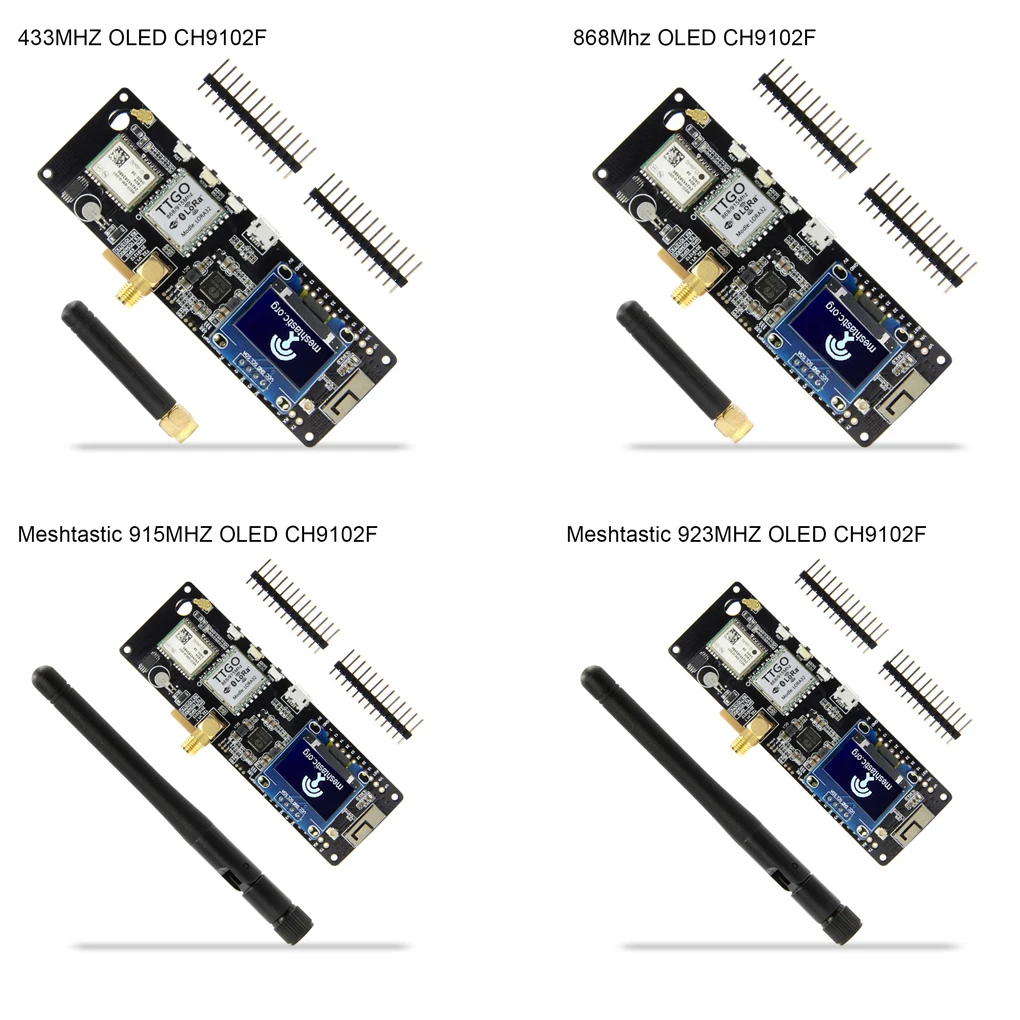 

0.96 Inch OLED Wireless Module Gain Control WiFi Digital Circuitboard Replacement for Arduino ESP32 LoRa 433Mhz