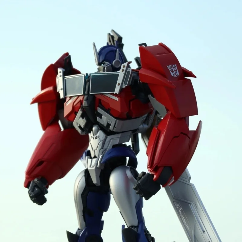 Фото Коллекционная подвижная фигурка Blokees Оптимус Прайм из серии Transformers Prime Legend Edition, модель для демонстрации, подарок №5