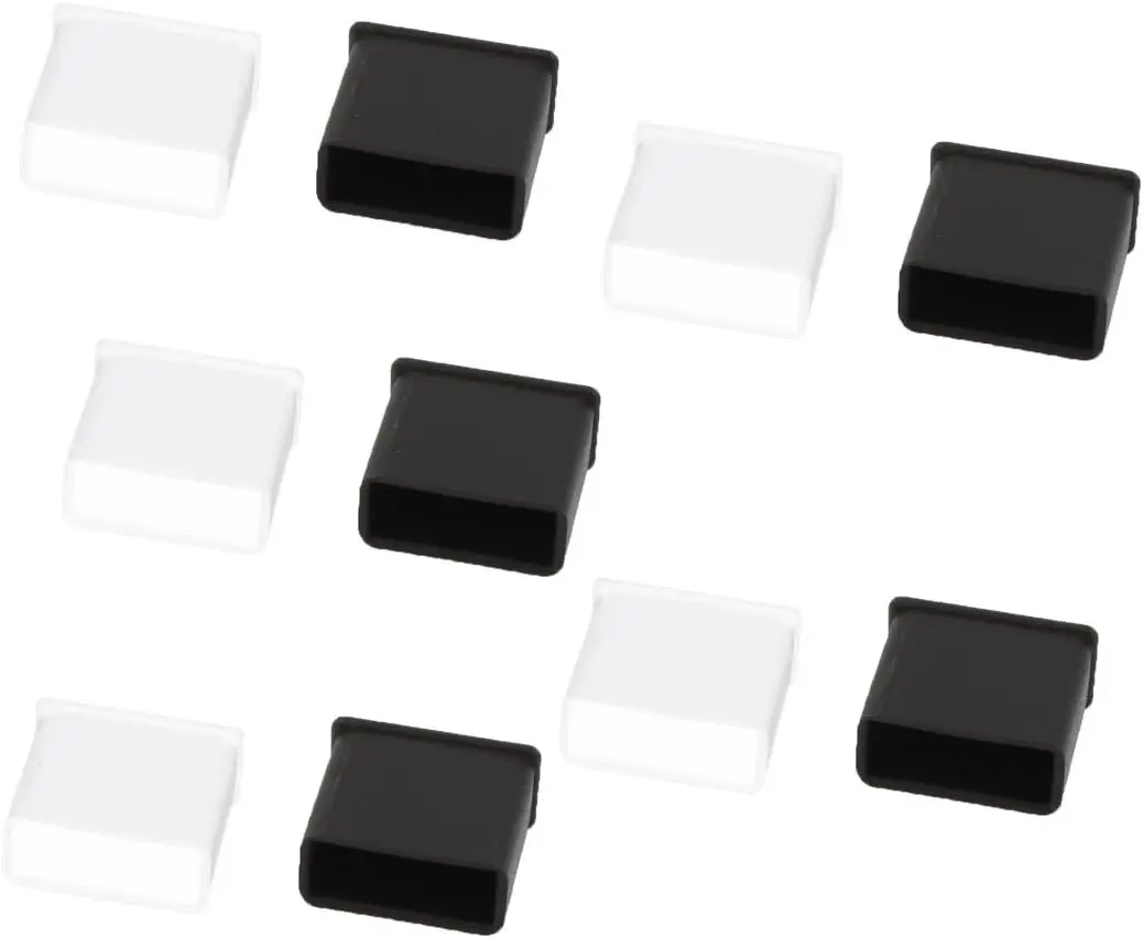 

Пластиковая противопылевая крышка USB A для мужчин, 10 шт., черная, прозрачная