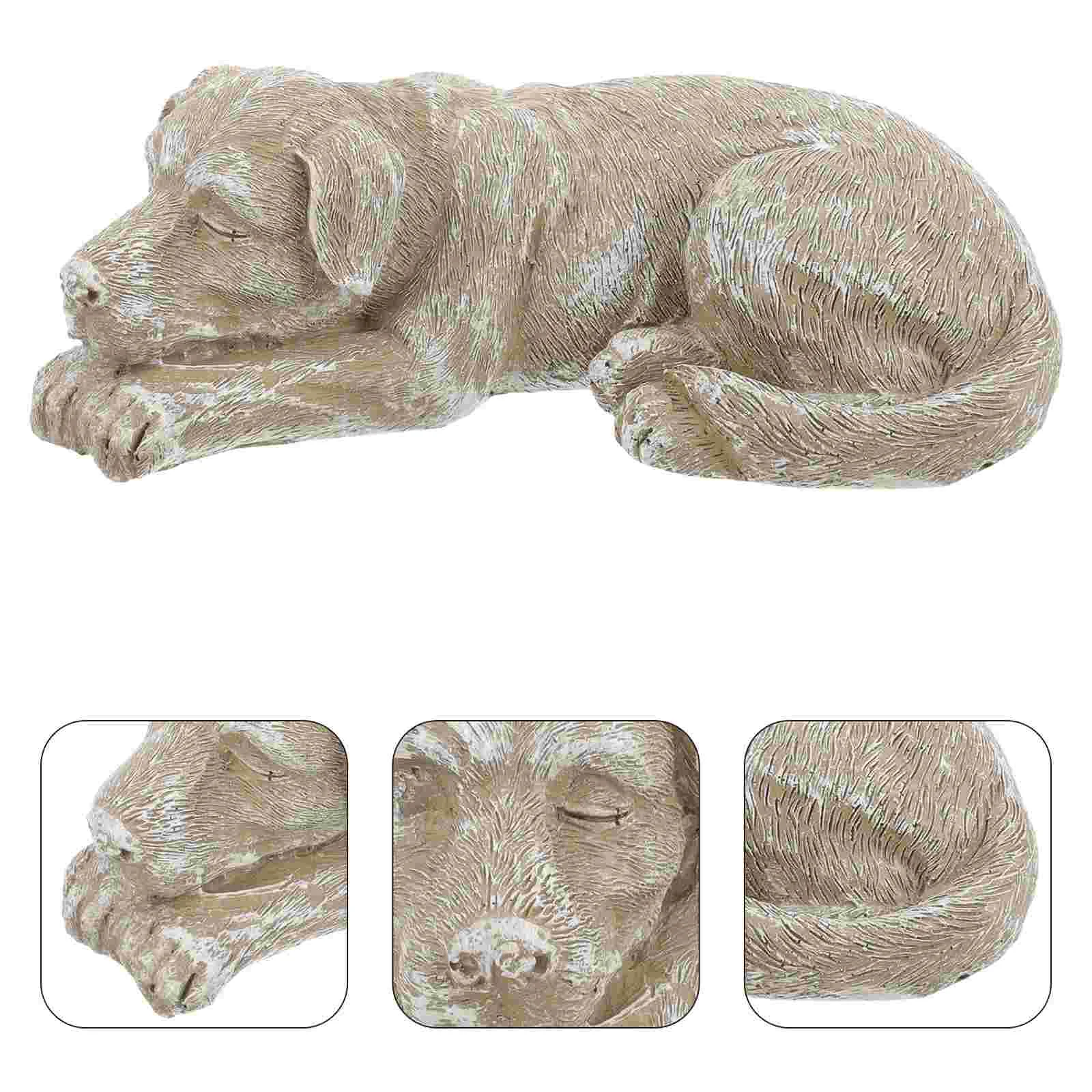 

Pet Grave Markers Memorial Stone Dog Tribute Statue Tombstone Ornament Resin Plaque Gifts Garden Stones Head Monuments People