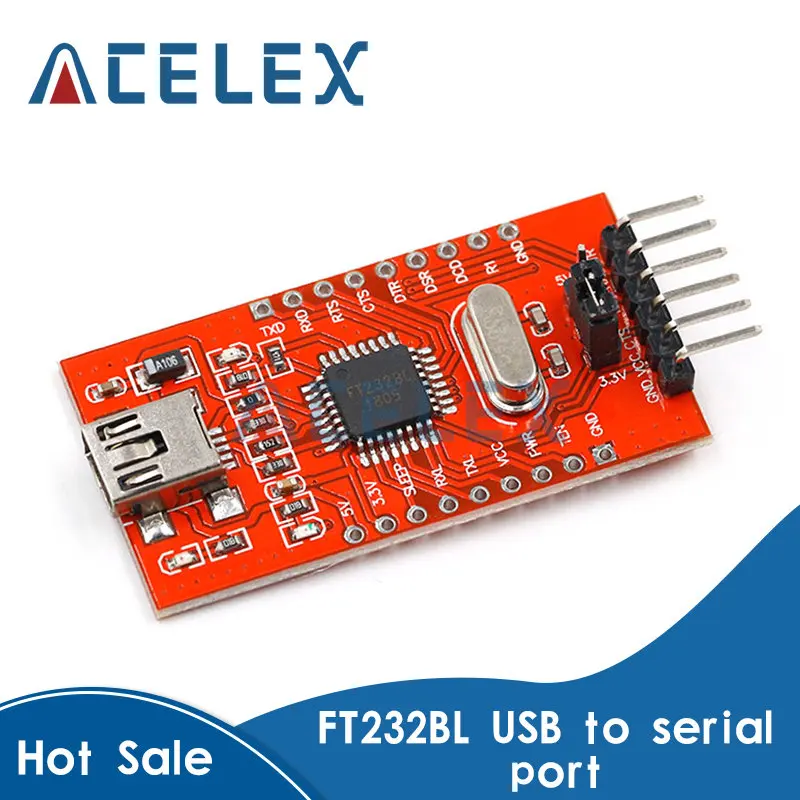 Модуль последовательного адаптера FT232BL FTDI USB 3,3 В 5,5 В в TTL, USB мини-порт USB в TTL модуль FT232RL, улучшение